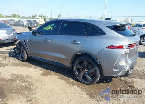 2022 Jaguar F-Pace Svr P550 Awd Automatic z USA, uszkodzony, nr VIN SADCZ2EE8NA693828